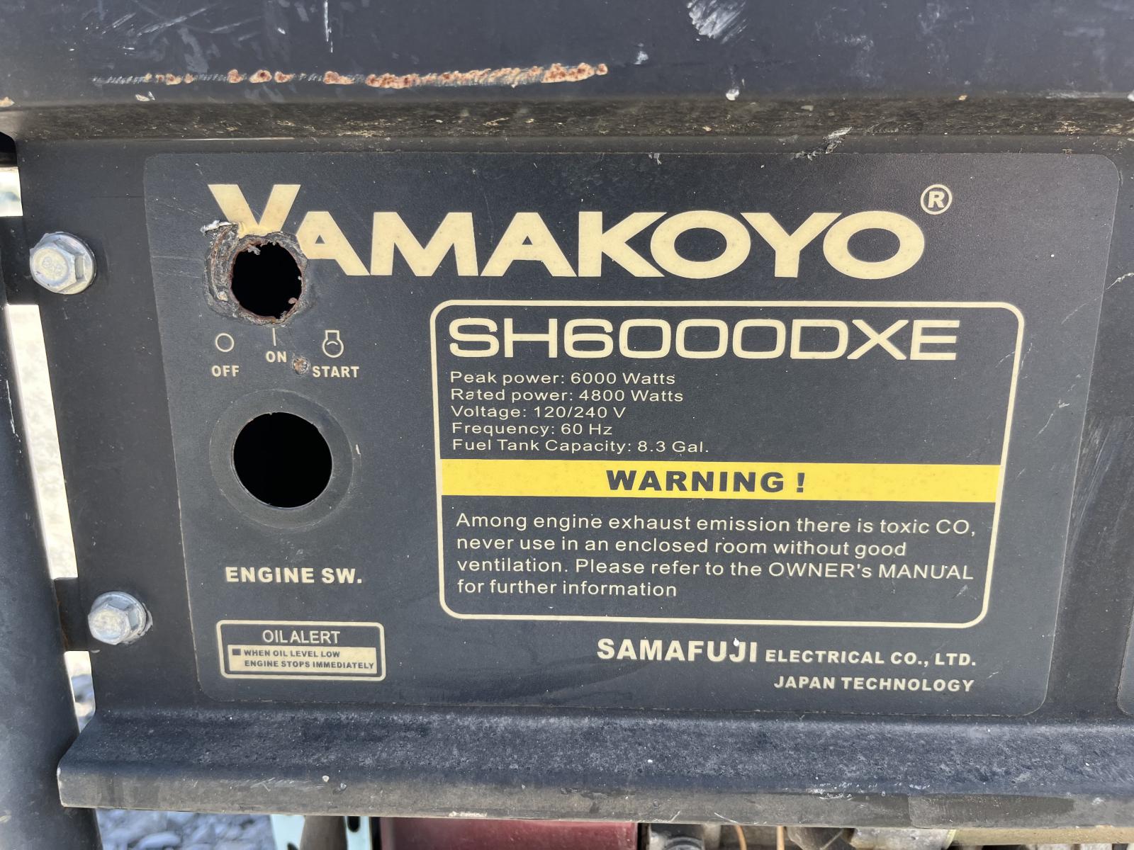 PLANTA DE LUZ YAMAKOYO SH6000DXE